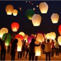 Pack of 5 Sky Lanterns, Air Balloon light, Special Effect on Birthday, Wedding, Bridals,  Anniversary and Farewell Party, Candle lamp, fire balloons. 