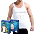 Slim n Lift Body Shaper Vest for Men – Black & White | Comfortable Waist Trainer & Posture Corrector. 