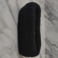 Fancy Stylish Black Elastic Hair Pony for Girls and Women - Art# SS-B-Pony-FGAH-0002. 