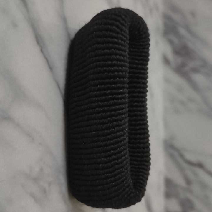 Fancy Stylish Black Elastic Hair Pony for Girls and Women - Art# SS-B-Pony-FGAH-0002