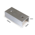 Aluminium Material Photovoltaic Rails Rail Connector for Mounting Photovoltaic Mounting Rail Pack of 2. 