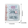 1000 Savings Challenge Binder Money Saving Binder Savings Challenges Book with Envelopes, Envelope Savings Challenge. 