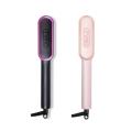TYMO Hair Straightener Brush Bundle Of 2 Straightening Comb for Women with 5 Temp 20s Fast Heating & Anti-Scald - Black & Pink. 