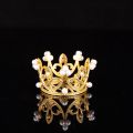 1PC Mini Crown Cake Topper/ Romantic Pearl Garland/ Birthday Wedding Engagement Cake Decoration. 