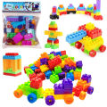200 Pcs - Educational Building Blocks Toys Set Plastic Square Kids Building Bricks Classic For Kids Boys and Girls - Educational Buildings Block Toy Sets. 