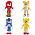 Cross-border new supersonic mouse plush doll cartoon anime doll hedgehog Sony second season game peripheral toys. 