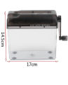 Askari Trader A5 size Manual Paper Shredder (Strip Cut) - Transparent. 