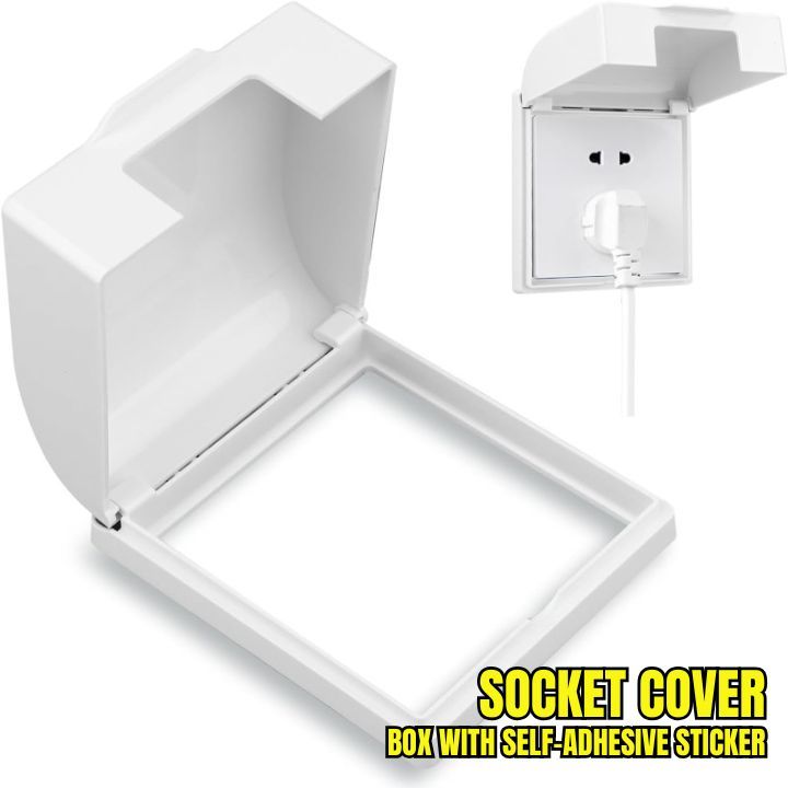 Socket Cover Box, Waterproof and Dustproof Electrical Socket Protector ...