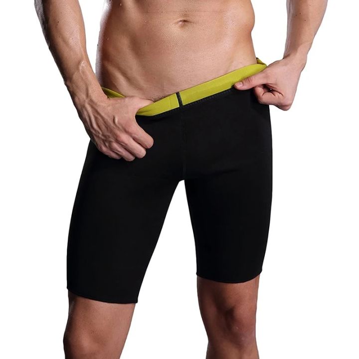 NEW Mens Hot Thermo Body Shaper Neoprene Slimming Pants Thighs Fat Burner Best Workout Sauna Suit High Waist Control Shapewear