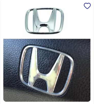 Honda steering wheel Emblem logo - 1pcs