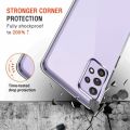 Samsung Galaxy A52 Transparent Jelly Cover Soft Shockproof Crystal Clear Silicone Case. 
