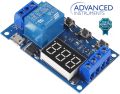 ADVANCED™ Timer Module Trigger Cycle Timer Circuit Timing Switch Turn On/Off Relay Board Module 6‑30V Micro USB 5V JZ‑801 with LED Display For Egg / EGGS Incubator. 