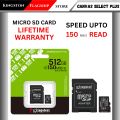 Kingston Canvas Select Plus Micro SDXC Card 64GB/128GB/256GB/512GB UHS-I Class 10 Memory Card with Adapter - Lifetime Warranty. 