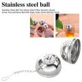 Spice, Herb,Tea and Seasoning Filter Ball with Hanging Hook - Stainless Steel Ball Tea Infuser Mesh Filter Strainer w/hook Loose Tea Leaf Spice Ball with Rope chain Home Kitchen Tools 1026. 