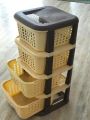 Vegetable basket, for vetable & fruit, kitchen rack basket vegetable rack 4 layer storage Plastic Rack for multi purpose, Good quality plastic 4 layer rack for storage and kitchen organization | Large vegetable basket. 