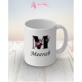 Meerab name mug. 