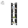 5-Shelf Modern Display Corner Unit Bookcase Bookshelf Shelving Unit. 