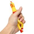 NYT Screaming Shrilling Rubber Chicken Sound Squeeze Chew Toy Relax Squeaker Gift. 
