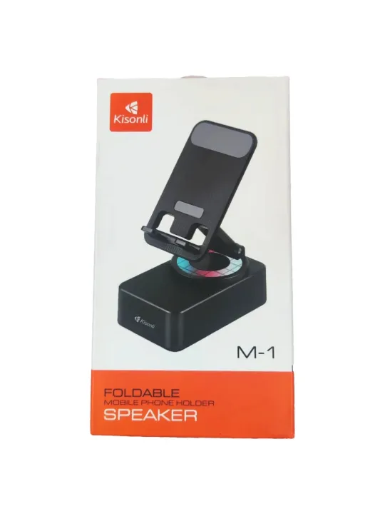 KISONLI%20Bluetooth%20Speaker%20M-1%20Phone%20Holder%20360%C2%B0%20Foldable%20Mobile%20RGB%20lights%20%7C%20mobile%20stand%20speaker%203in1%20KISONLI%20Speaker%20Bluetooth%20M-1%20Phone%20Holder%20360%C2%B0%20Foldable%20Mobile%20RGB%20Mini,%20PORTABLE,%20Wireless%20Mobile%20Phone,%20Portable%20Audio%20Player,%20COMPUTER,%20Outdoor%20-%20Image%205