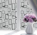 Elegant Decorative Window Film with Contemporary/Geo/Floral Patterns - Sizes Available. 