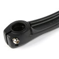 Aluminum Alloy Hollow Bicycle Left Crank Arm Bike Crank Arm Mainly for SHIMANO 590 610 SLX XT XTR Crankset Black. 