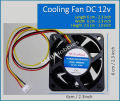 DC 12v Cooling fan 6cm x 6cm  / 2.3 inch x 2.3 inchfor 12v UPS Inverters Chargers Power Supply. 