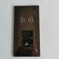 Smart Card Reader Screen Printed Glass Panel Black Tempered Glass. 