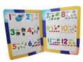 Reusable 3 in 1 Magic Wipe and Clean Notebook English Urdu Maths Height 28cm x Width 22cm with Whiteboard Marker. 