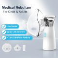 Portable Mesh Nebulizer with Soft Mask for Kids and Adults, Silent Operation, 50dB, Handheld Inhaler with Micronized Inhalation for Comfortable Relief. 