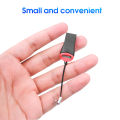 Kebidu 3PCS Mini USB 2.0 Card Reader Micro SD SDHC TF Flash Memory Card Reading Adapter for Laptop Computer. 