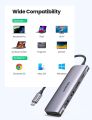 UGREEN__ USB C Hub, Type C Dongle 4K 30Hz, 6 in 1 USB C Adapter with 4K HDMI USB3.0 SD/TF Card Reader 100W PD Compatible with MacBook_Pro/Air, iPad_Pro, Dell_XPS More Type C Devices. 