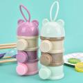 baby milk container 3 layer. 