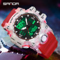 Sanda Military Industry Quality Trend Waterproof and Anti drop Multifunctional Outdoor Sports Watch SD6126-11. 