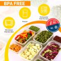 Fast Forward Premium Plastic Food Containers Set - 3 Containers & 3 Airtight Lids | Reusable & Leak-Proof Food Storage Containers | Ideal for Leftovers, Lunch Boxes, Freezer & Microwave Safe. 