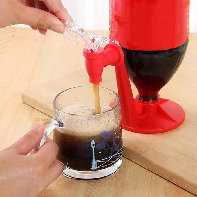 Soda Pop Dispenser, 2 Liter Beverage Dispenser, Cold Drink Dispenser for Soda Bottle, Soda Dispenser Machine Fountain, Creative Soda Dispenser, 2 Liter Soda Dispenser
