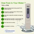 2 in 1 Water Quality Analyzer Monitor TDS TEMP Meter Tester Thermometer Tester Filter Pen, Accuracy Testing Water Quality for Drinking Water Purity Test, Swimming Pools, Aquariums, RO System Etc.. 