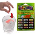 AMAZING CAPSULE ANIMALS - 12PCS/Set - Warm Water Growing Animal Capsule Toy - Four Style Mermaid, Dinosaur, Wild Animals, Forest Animals, Zoo Animals,  Animal Kids, Sea Animals, Toys for Boys Girls Play. 