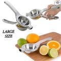 Large Bowl Lemon Squeezer Stainless Steel - Sturdy Manual Citrus Juicer, Premium Quality Lemon Juicer, Heavy Duty Solid Hand Juicer. 