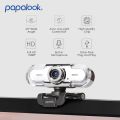 papalook Webcam 1080P Full HD PC Skype Camera, PA452 Web Cam with Microphone, Video Calling and Recording for Computer Laptop Desktop, Plug and Play USB Camera for YouTube, Compatible with Windows. 