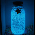 Glow in Dark Fluorescent Luminous Sand Wishing Bottle Fish Tank Gravel Decor. 