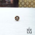 Original (chandi) Silver Nosepin || Nose pin chandi || Sindhi Kundan Nosepin || Multi color || 21k gold plated same as Gold for girls and womens.. 
