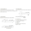 Electric non-contact alarm Voltage tester pen with light , touchless sensor cable voltage detect Ector AC 90-1000V electrical tester pens. 