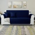 Quilted Sofa Runners- 6 Seater - 3+2+1 - Sofa Covers With Side Pockets by Knit that Fits. 