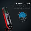 FANTECH MCX01 LEVIOSA Professional Condenser Microphone With RGB Illumination And Cardioid Polar Pattern USB XLR Cable With Table Stand. 