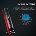 FANTECH MCX01 LEVIOSA Professional Condenser Microphone With RGB Illumination And Cardioid Polar Pattern USB XLR Cable With Table Stand. 