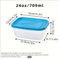 ( 7PC SET) IKEA STYLE FOOD CONTAINERS, THUMB LOCK FOOD CONTAINER, STACKABLE PLASTIC STORAGE BOXES. 