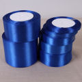 Royal Blue 25 Yards Silk Satin Ribbon Wedding Party Decoration Gift Wrapping Christmas New Year Apparel Sewing Fabric DIY MJ. 