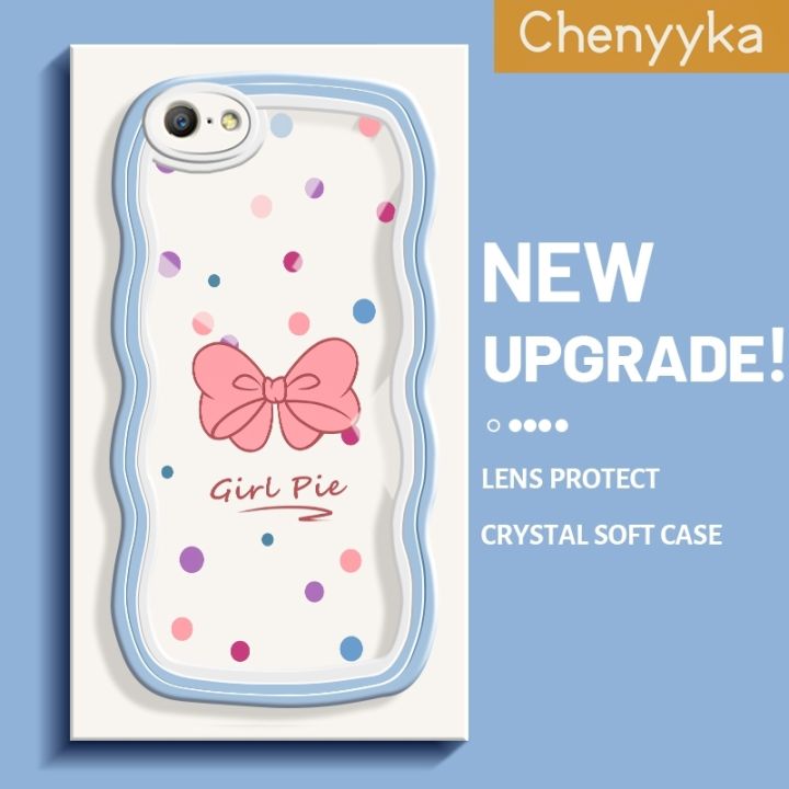 chenyyka%20For%20OPPO%20A57%202016%20OPPO%20A39%20Case%20Fashion%20Bow%20New%20Design%20Patten%20Colorful%20Lovely%20Cream%20Wave%20Border%20Soft%20Clear%20Shockproof%20Phone%20Cases%20Creative%20Camera%20Transparent%20Casing%20Simple%20Gentle%20Protective%20Cover%20-%20Image%207
