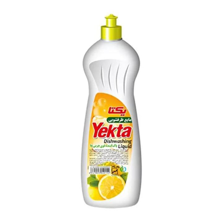 Yekta Dish Wash Liquid - Lemon Liquid - Dishwashing Soap -  Grease-fighting Dish Soap - Liquid Dish Wash 1000ml Bottle