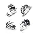 Dragon Claw Ring Retro Punk Exaggerated Ring Tentacle Hip-hop Middle Finger for Women Men Jewelry Adjustable Opening Goth Punk. 